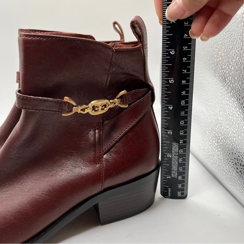 NWOB Sam Edelman Women's Brawley Ankle Bootie size 6 brown - Picture 5 of 10